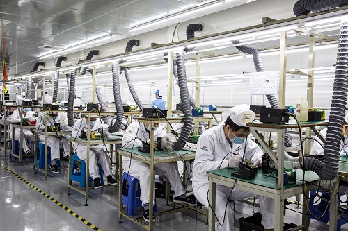 printed circuit board factory DIP line