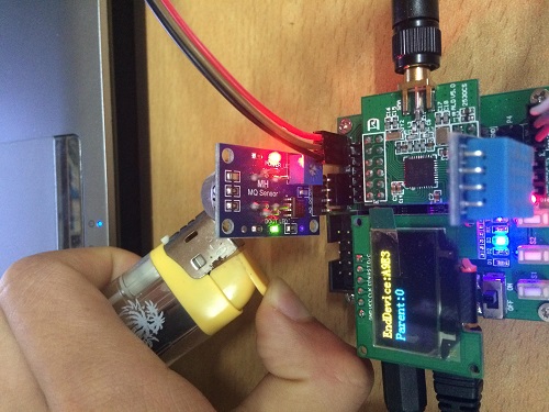 SMT circuit board assembly for HomeHawk wireless intelligent security system