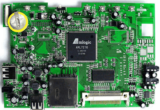 Smt circuit board assembly